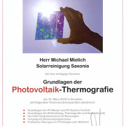 Thermografie Lehrgang Urkunde
